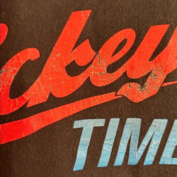 Rare Mickey Avalon Black Cotton Muscle Concert Tee Shirt Merch Retro Y2K Lg/XL - Picture 5 of 10